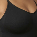 Blush Mid-Thigh Bodysuit