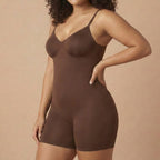 Blush Mid-Thigh Bodysuit